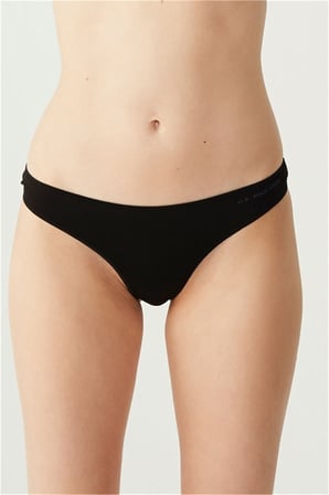 U.S. Polo Assn. Kadın 5'li Modal String, %47 modal %47 pamuk, %elastan