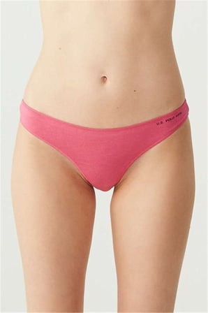 U.S. Polo Assn. Kadın 5'li Modal String, %47 modal %47 pamuk, %elastan