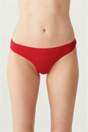 U.S. Polo Assn. Kadın 5'li Modal String, %47 modal %47 pamuk, %elastan