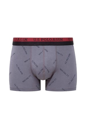 U.S. Polo Assn. Erkek 3'lü Modal Boxer, %47 modal %47 pamuk %6 likra
