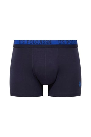 U.S. Polo Assn. Erkek 3'lü Modal Boxer, %47 modal %47 pamuk %6 likra
