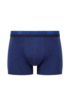 U.S. Polo Assn. Erkek 3'lü Modal Boxer, %47 modal %47 pamuk %6 likra