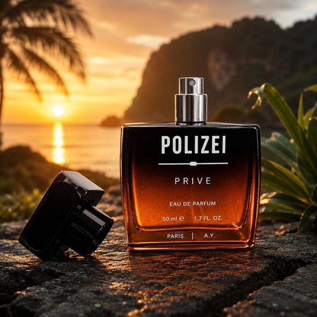 Polizei Prive Erkek Parfüm 50 ml EDP Kalıcı Maskülen Amber Odunsu Koku