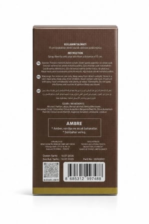 LACHAREL Ambre Eau De Parfum 50 ML Vanilyalı Amber ve Sıcak Baharatlı Parfüm