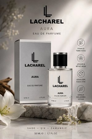 LACHAREL Aura Eau De Parfum 50 ML Narenciye, Odunsu ve Sofistike Parfüm
