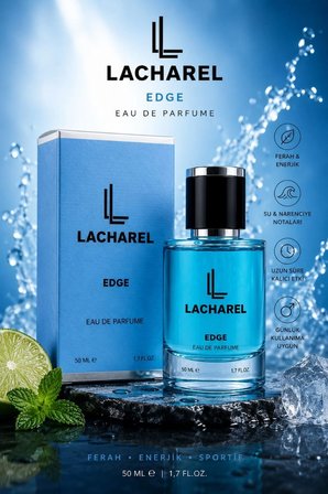 LACHAREL Aura ve Edge 2'li Erkek Parfüm Seti Eau De Parfum 2x50 ML