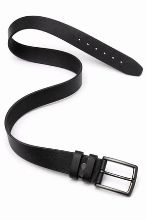 Erkek Hakiki Deri 4 cm Klasik Kemer Metal Tokalı Günlük ve Klasik Kullanım
