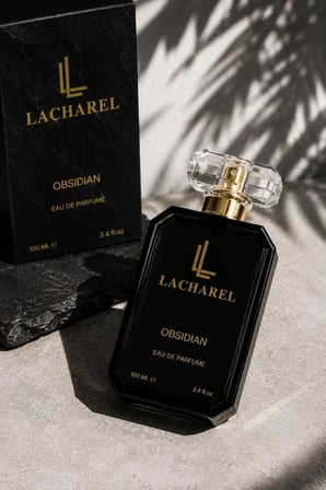 LACHAREL Obsidian Kadın Eau De Parfum 100 ML Siyah Orkide Amber Baharatlı Odunsu Parfüm