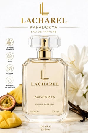LACHAREL Kapadokya Kadın Eau De Parfum 100 ML Tropikal Meyveli Misk Vanilyalı Parfüm