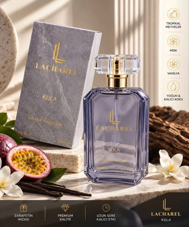 LACHAREL Kula Unisex Eau De Parfum 100 ML Adaçayı Vetiver Vanilya Odunsu Parfüm