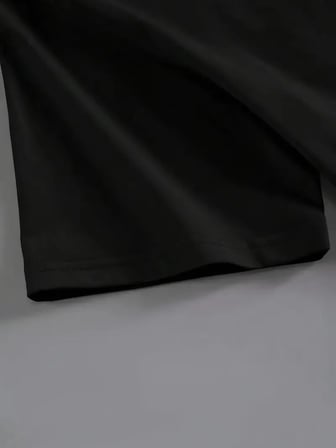 Kadın Brooklyn Baskılı Tişört Kısa Kol Bisiklet Yaka Oversize T-Shirt - Siyah