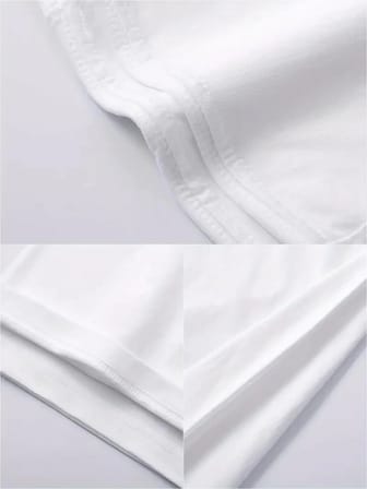 Erkek Tişört Bisiklet Yaka Kore sevimli ayı baskı Kısa Kol T-Shirt  - Beyaz