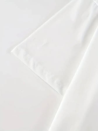 Kadın New York Baskılı Tişort Kısa Kol Bisiklet Yaka T-shirt - Beyaz