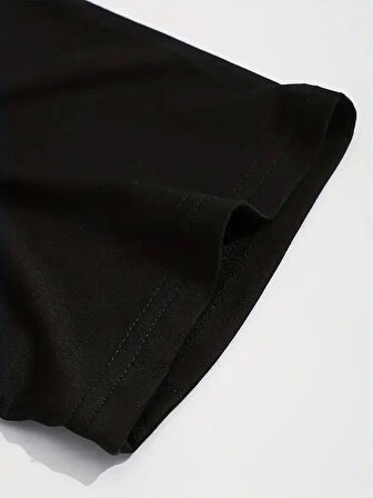 ANIMAL Desen Baskı Erkek Oversive Tişört, Grafik Tişört Erkek Yazlık Outdoor Kıyafetleri, Sporda ve Günlük Giyime Uygun  - Siyah