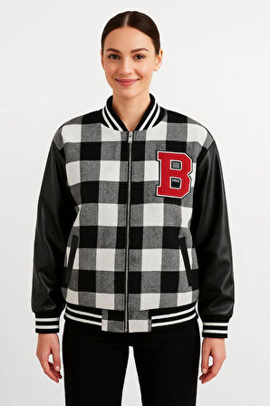 Kadın Kolej Ceket  Gri