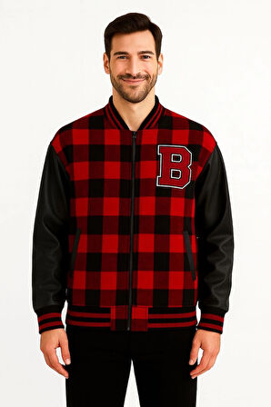 Erkek Kolej Ceket  Bordo