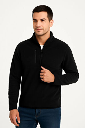 Erkek Polar Kazak- Siyah