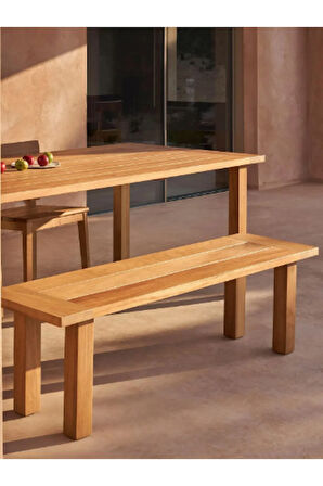 Ahşap Bank Ronda  120x40 cm