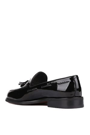 Shoetyle - Siyah Rugan Deri Erkek Klasik Ayakkabı 250-2350