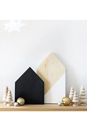 Ahşap Minyatür Ev 2'li