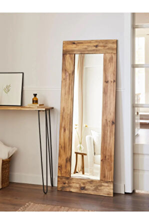 Ahşap Çerceve Boy Ayna