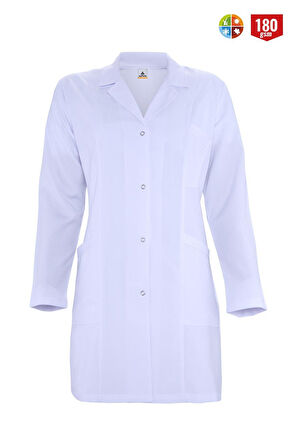 Myform İş Önlüğü Kadın Beyaz 06105