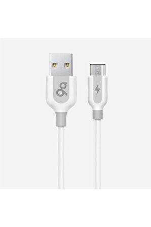 9A Type-C Hızlı Şarj Kablo 1M - Beyaz