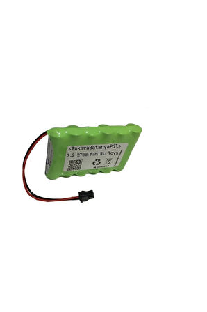 Oyuncak Araba Pili 7.2 2700Mah Siyah Soketli Rc Toys