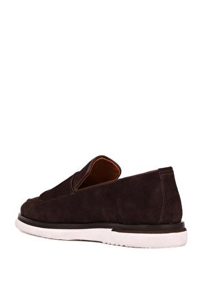 Shoetyle - Kahverengi Süet Tokalı Erkek Günlük Ayakkabı 250-2750-1