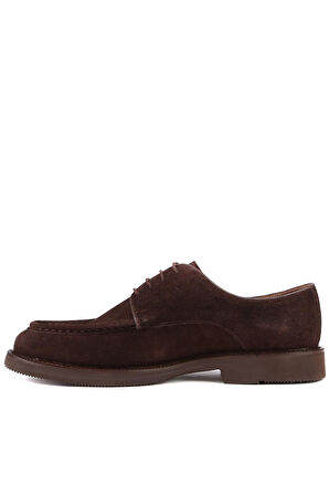 Shoetyle - Kahverengi Süet Deri Bağcıklı Erkek Günlük Ayakkabı 250-1617