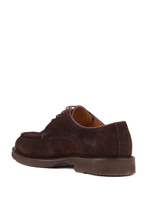 Shoetyle - Kahverengi Süet Deri Bağcıklı Erkek Günlük Ayakkabı 250-1617