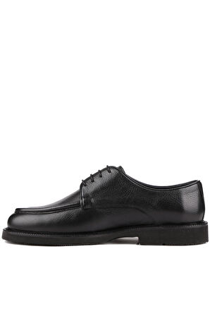Shoetyle - Siyah Deri Bağcıklı Erkek Günlük Ayakkabı 250-1617