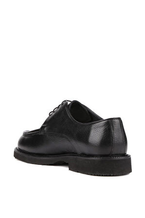 Shoetyle - Siyah Deri Bağcıklı Erkek Günlük Ayakkabı 250-1617