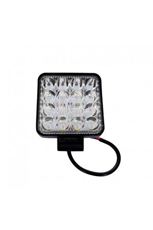 Oto Çalışma Lambası Kare 16 Led 48 W Tech
