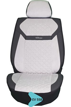 K Design Universal Oto Koltuk Kılıfı Başak Nakışlı Tay Tüyü Serisi