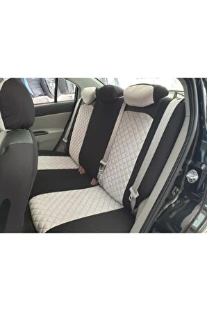 K Design Universal Oto Koltuk Kılıfı Başak Nakışlı Tay Tüyü Serisi