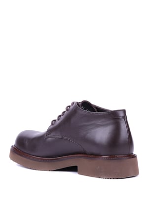 Shoetyle - Hakiki Deri Kahverengi Kısa Erkek Bot - 666-58-04