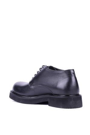 Shoetyle - Hakiki Deri Siyah Renk Kısa Erkek Bot - 666-58-04