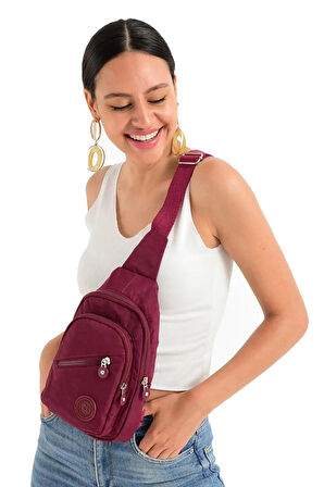 Bizoon 1030 fermuarlı bayan bodybag çapraz çanta