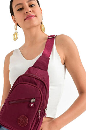 Bizoon 1030 fermuarlı bayan bodybag çapraz çanta
