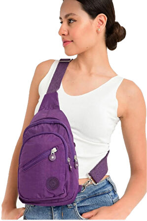 Bizoon 1030 fermuarlı bayan bodybag çapraz çanta