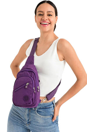 Bizoon 1030 fermuarlı bayan bodybag çapraz çanta