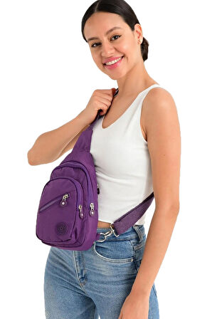 Bizoon 1030 fermuarlı bayan bodybag çapraz çanta