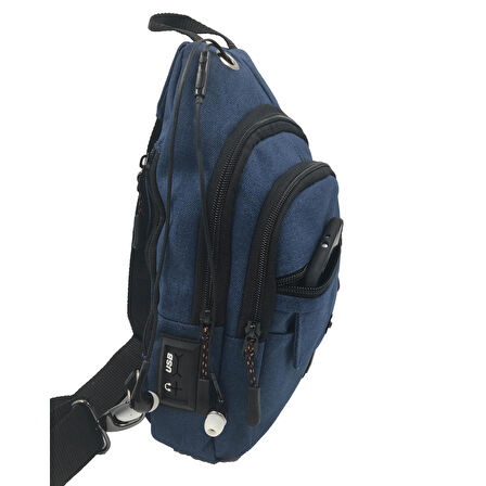 Bizoon 3472 Kanvas Kumaş Erkek Body Bag Çanta