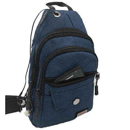 Bizoon 3472 Kanvas Kumaş Erkek Body Bag Çanta