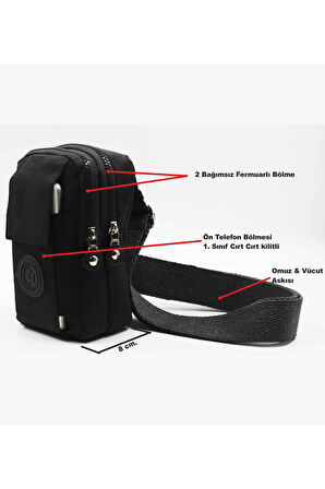 bizoon 109k Krinkl  Minimal Sırt ve Göğüs Çantası bodybag