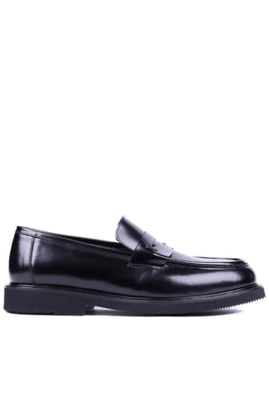 Shoetyle - Hakiki Siyah Açma Deri Erkek Loafer - 250-1975