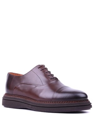 Shoetyle - Hakiki Deri Kahverengi Erkek Günlük Ayakkabı - 250-2035 