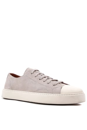 Shoetyle - Bej Hakiki Süet Bağcıklı Erkek Sneaker 666-25