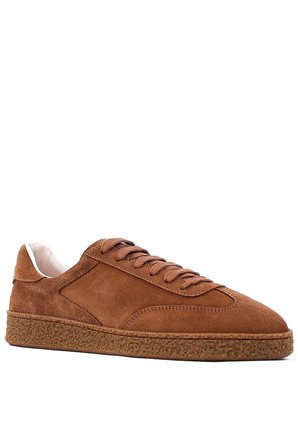 Shoetyle - Hakiki Deri Taba Rengi Erkek Sneaker - 666-1094 